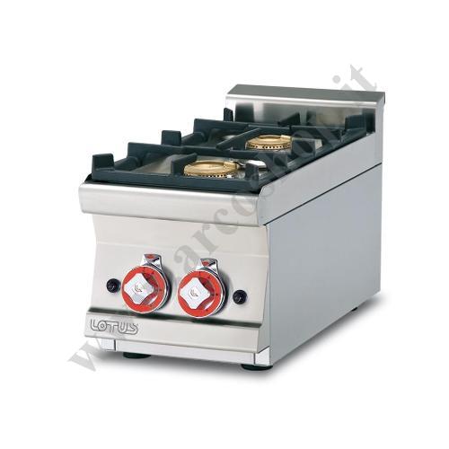 003528 - PIANO COTTURA A GAS DA BANCO, 2 FUOCHI VERTICALE PCT-63G