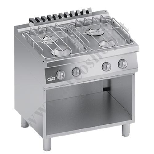 003555 - CUCINA GAS 4 FUOCHI + VANO - SOLUTION LINE C2GCU10VV